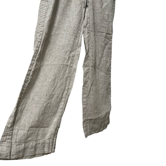 Quince Womens 100% European Linen Wide Leg Pants Size XS Neutral Beachy Travel - Picture 3 of 7